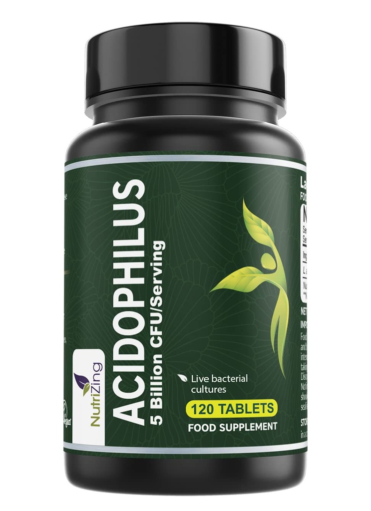 NutriZing υψηλής αντοχής Lactobacillus Acidophilus 5bn CFU/Serving