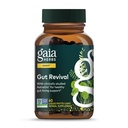 Gaia Herbs Gut Revival - Herbal Supplement to Support Healthy Gut Lining* - Made with AstraGin, Gotu Kola, Jujube & More - Free from Dairy, Soy & Gluten - 60 Vegan Liquid Phyto-Caps (60 Servings)