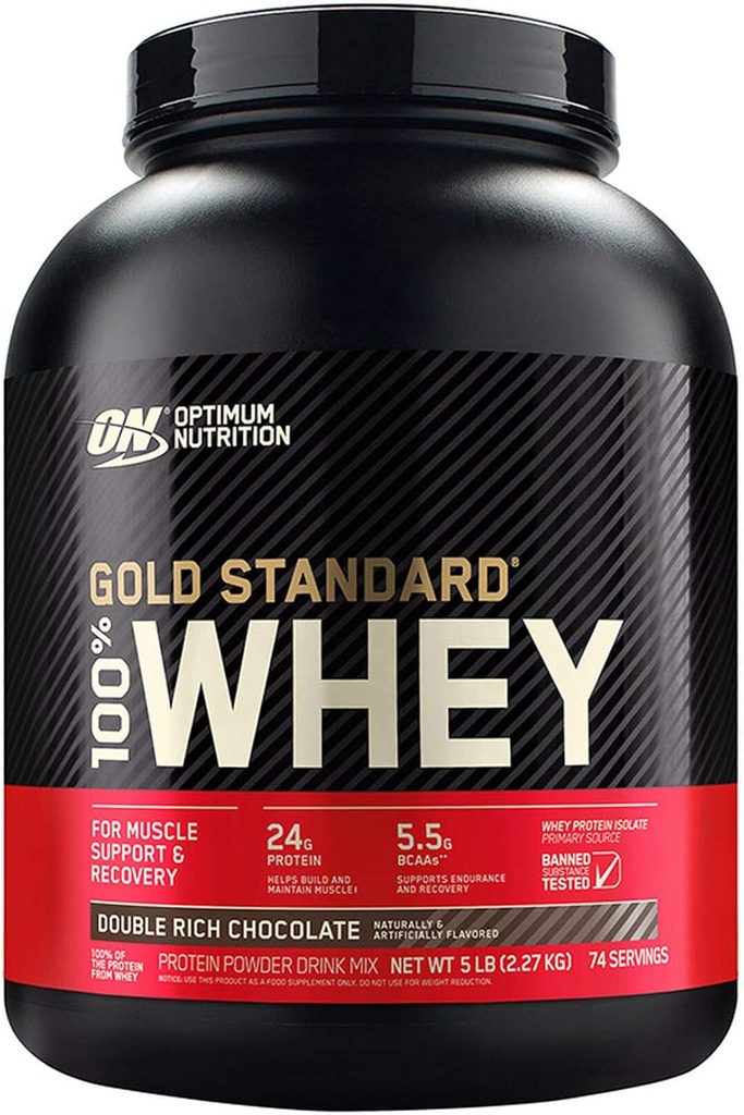 Βέλτιστη διατροφή, 100% WHEY Gold Choc 5LB