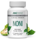 American Nutriceuticals – Noni – 60 Capsules – Powerful Adaptogen for Balanced Energy – 100% Whole Fruit Powder