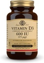 Solgar Vitamin D3 (Cholecalciferol) 15 mcg (600 IU), 120 κάψουλες λαχανικών - Βοηθά στη διατήρηση υγιή οστά & δόντια - Ανοσοποιητική υποστήριξη - μη-GMO, Χωρίς γλουτένη, χωρίς γαλακτοκομικά, Kosher, Hanal - 120 σερβιέτες