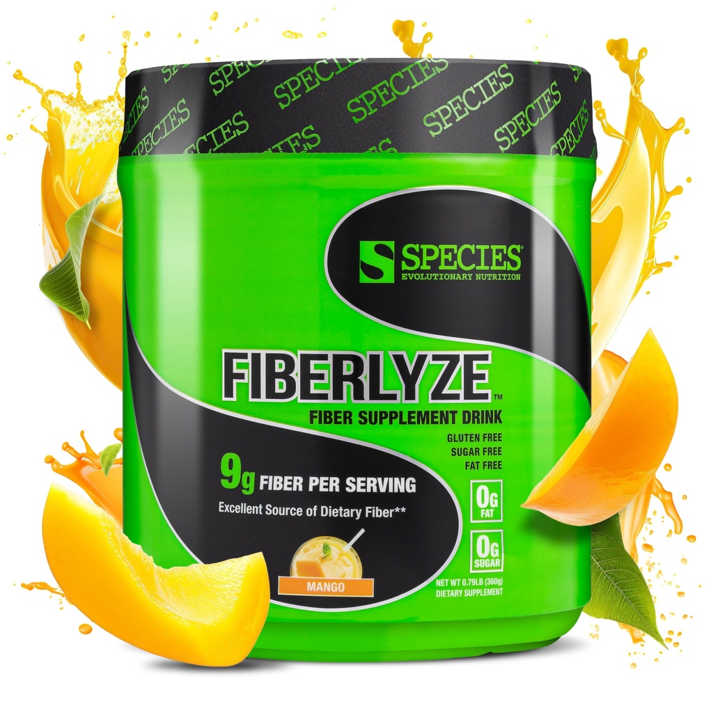 Είδη Διατροφή Fiberlyze Fiber Supplement, Psyllium Based Soluble & Αδιάλυτη Fiber Powder for Healthy Colon, Digestive Functions (Mango, 30 Services)