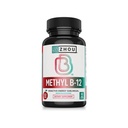 Zhou Methyl B12 - Methyl B-12 συμπλήρωμα για γυναίκες & άνδρες, βιταμίνη B12 5000 mcg, Vegan φιλικό, κυτταρική ενέργεια και νευρική λειτουργία υποστήριξης, methylcobalamin - 60 Micro Lozenges