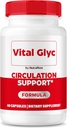 Vital Glyc Κάψουλες - Επίσημη Φόρμουλα Υποστήριξης Αίματος, Vital Glyc Body Cleaner, Vital Glyc Glyco Optimizer Pills, Υποστηρίζει τη συνολική υγεία & ευεξία, Vital Glyc Powder (60 κάψουλες)