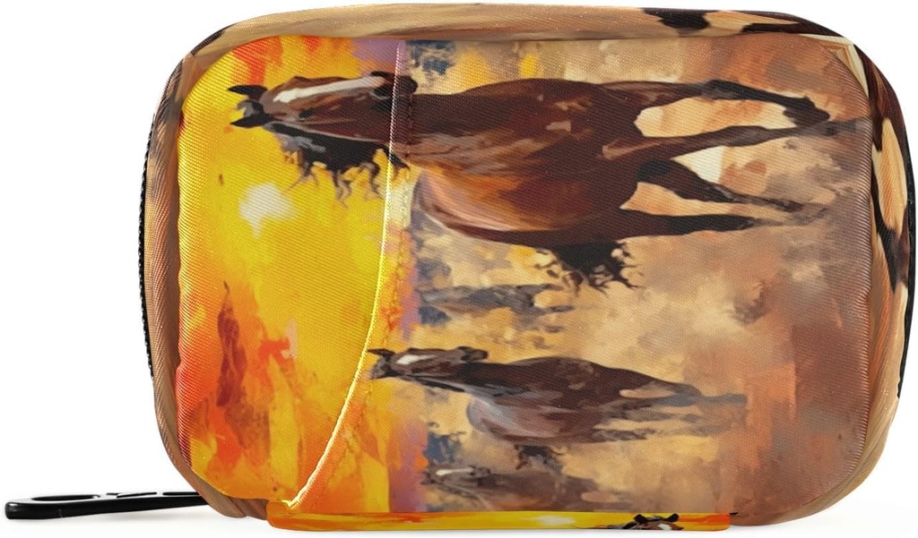 Horse Pill Organizer υπόθεση Portable Weekly Daily Pill τσάντα τσάντα με Zipper για συμπληρώματα Ιατρική Travel Family Business