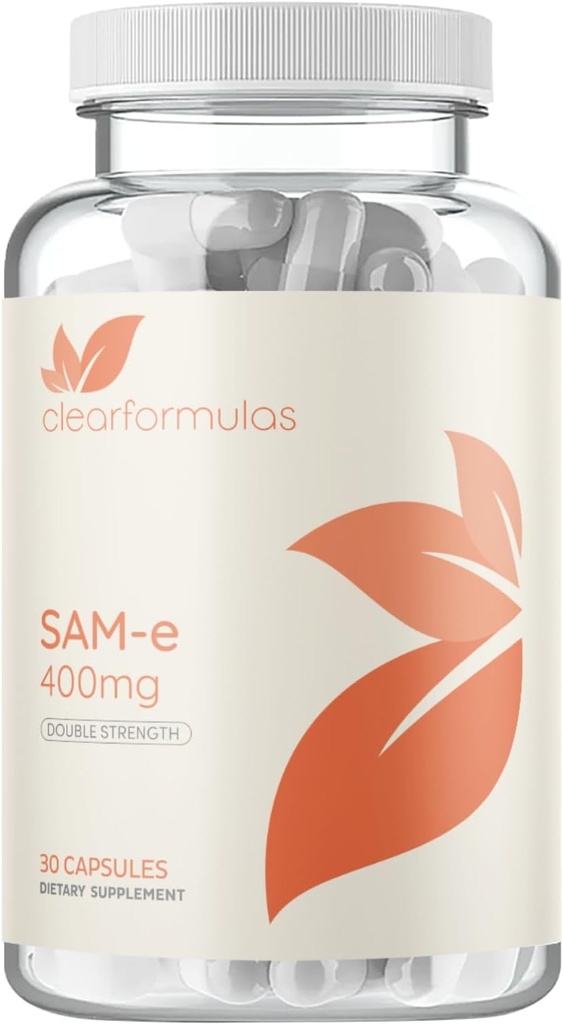 Bioactive SAM-e 400mg - Συμπλήρωμα SAM-e υψηλής αντοχής με βιολογικά ενεργό μορφή S,S για υποστήριξη ήπατος και διάθεσης - Vegan Non-GMO Συντηρητικό Δωρεάν - Κατασκευάζεται στις ΗΠΑ (30 υπηρεσίες)