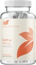 Bioactive SAM-e 400mg - Συμπλήρωμα SAM-e υψηλής αντοχής με βιολογικά ενεργό μορφή S,S για υποστήριξη ήπατος και διάθεσης - Vegan Non-GMO Συντηρητικό Δωρεάν - Κατασκευάζεται στις ΗΠΑ (30 υπηρεσίες)