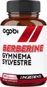 agobi Berberine Συμπληρώματα 500mg με Gymnema Sylvestre - Super συμπυκνωμένη Formula για το ανοσοποιητικό σύστημα, την υγεία της κυκλοφορίας, Digestive & Energy Production - 90 κάψουλες