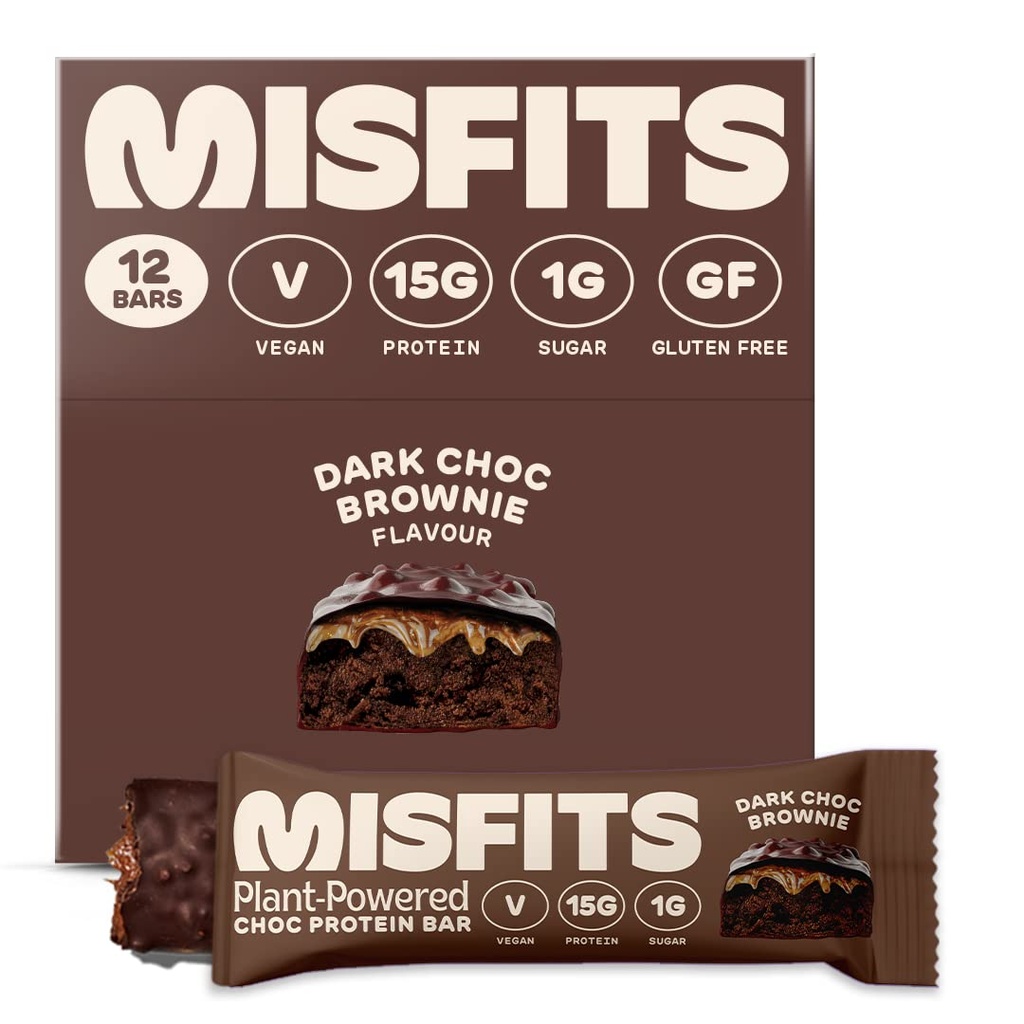 Απροσάρμοστα Vegan Protein Bars, σκούρο σοκολάτα Brownie - Αρχική συνταγή 