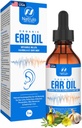 Organic Ear Oil for Ear Infection - Natural Eardrops for Earlache Prevention, Swimmer's Ear & Wax Relection - Kids, Adults, Baby, & Dog Earlache Remedy - with Mullein, σκόρδο, Calendula Made in USA