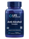Επέκταση ζωής Anti-Alcohol Complex, Βιταμίνη C, ψευδάργυρος, Σπόροι σταφυλιού, Γαϊδουράγκαθο γάλακτος, εκχύλισμα γαρύφαλλου, Υποστηρίζει υγιή αλκοόλ Μεταβολισμός & βέλτιστη λειτουργία του ήπατος, χωρίς γλουτένη, μη ΓΤΟ, 60 κάψουλες