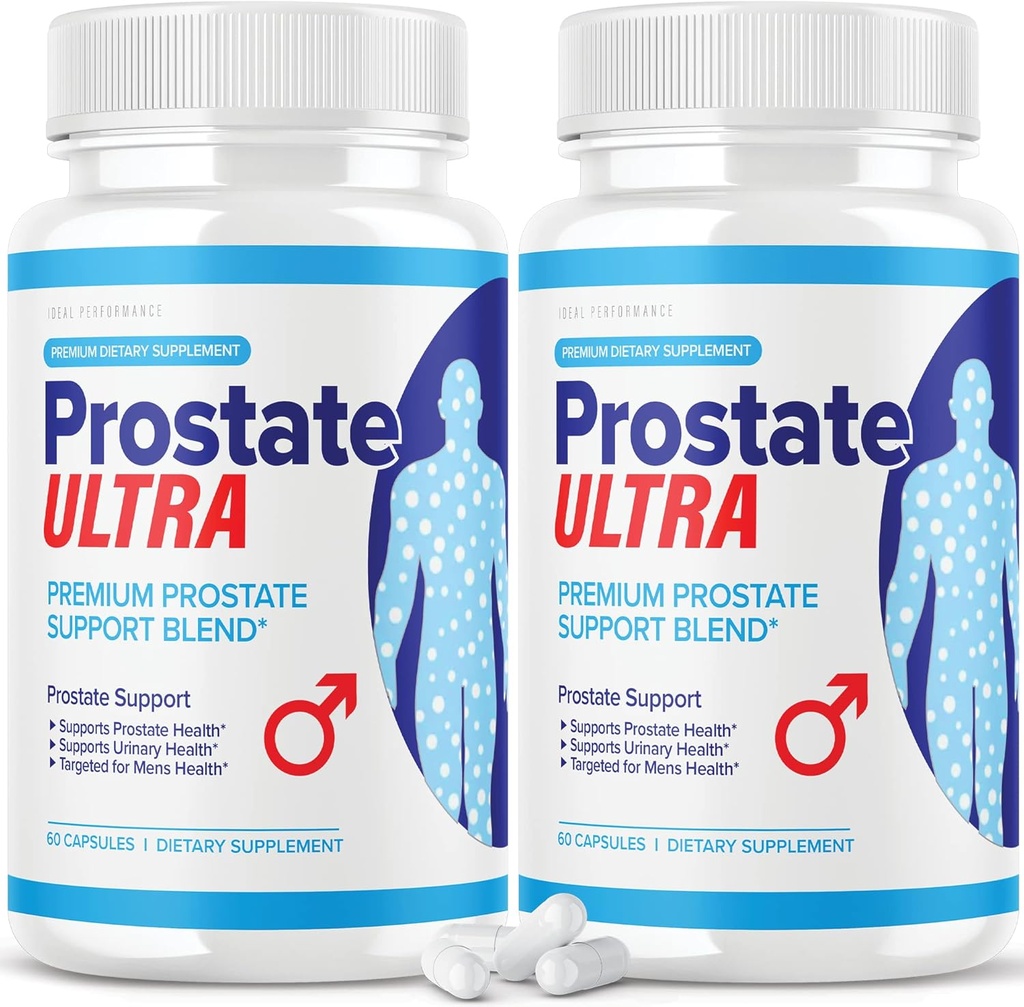 (2 συσκευασία) Prostate Ultra Συμπληρώματα για άνδρες Prostate Φόρμουλα Υγείας (120 κάψουλες)
