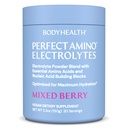 BodyHealth PerfectAmino Ηλεκτρολυτές σκόνης Όχι ζάχαρη, Keto Ζάχαρη Χωρίς νηστεία Ηλεκτρολυτές μείγμα ποτών, Ενυδατική σκόνη με Ανιχνευμένα Ορυκτά - Μικτά μούρα - 30 Υπηρεσίες