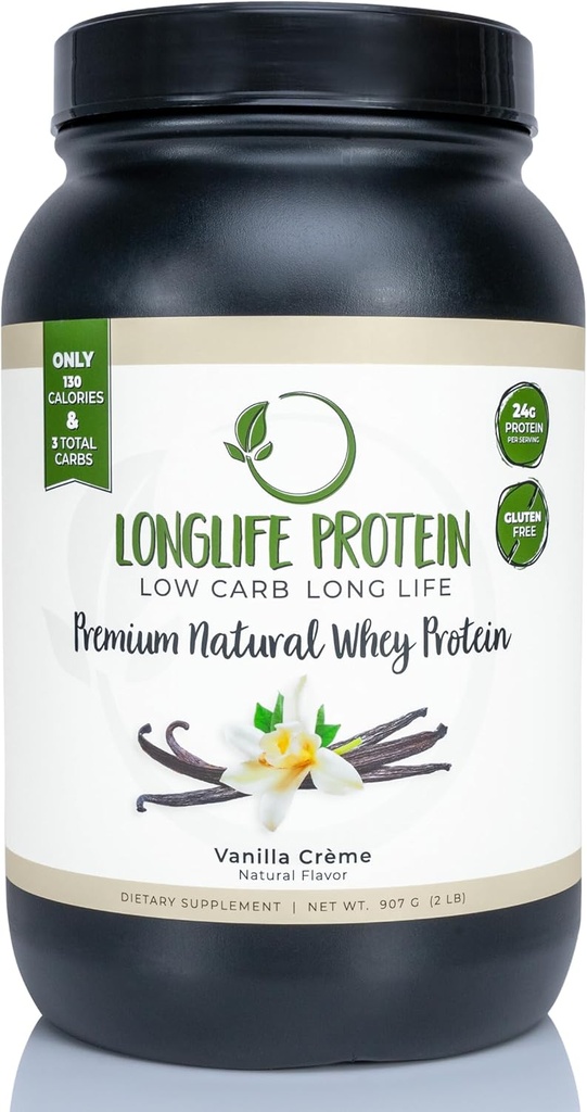 Premium σκόνη πρωτεΐνης ορού γάλακτος Vanilla Crème