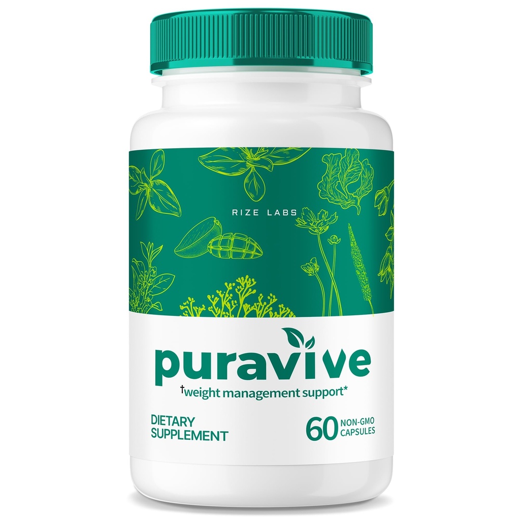 rize labs Puravive Weight Loss Capsules - Εξωτικά χάπια ρυζιού για την αύξηση των επιπέδων ΒΔΤ και ενέργειας, Detox & Cleanse Capsule, Puravive Reviews Μη GMO Εύκολες στην κατάποση συμπληρώματα δισκία (60 κάψουλες)