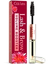 Gya Labs Lash and Brow Oil - 100% καθαρό φυσικό οργανικό καστορέλαιο Βλεφαρίδες & ορός φρυδιών για Fuller-looking Lashes & Brows (0,34 Fl Oz)