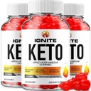 (3 Pack) Ignite Keto ACV Gummies - Προηγμένη Formula Ignite Keto Plus ACV Gummies Apple Cider Vinegar Ingnite ACV Dietary Supplement (180 Gummies)