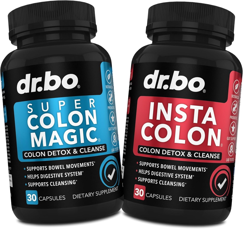 Colon Cleanser Detox Supplement Capsules - 15 Day Colon Cleanse Pills & Probiotic Natural Herbal Cleansing - Daily Bowel Movement Supplements for Intestinal Stomach Bloating Digestive Gut Support