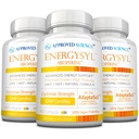 Εγκεκριμένο Science Energysyl - Caffeine Free - με Adaptogens, Β Βιταμίνες, και Bioperine - 3 Μήνες Προσφορά - 180 Κάψουλες