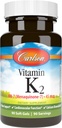 Carlson Labs Βιταμίνη K2-7 45 MCG Mineral Supplement Softgels, 90 Count