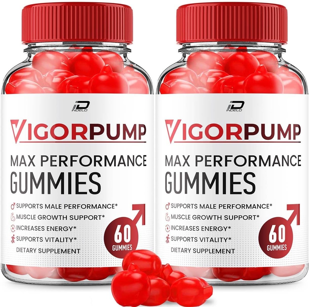 Αντλία Vigor Gummies για άνδρες – VigorPump Ανδρικές Gummies All-Φυσικό συμπλήρωμα, Αντλία Gummies Vigor Κριτικές (2 πακέτο - 120 Gummies)