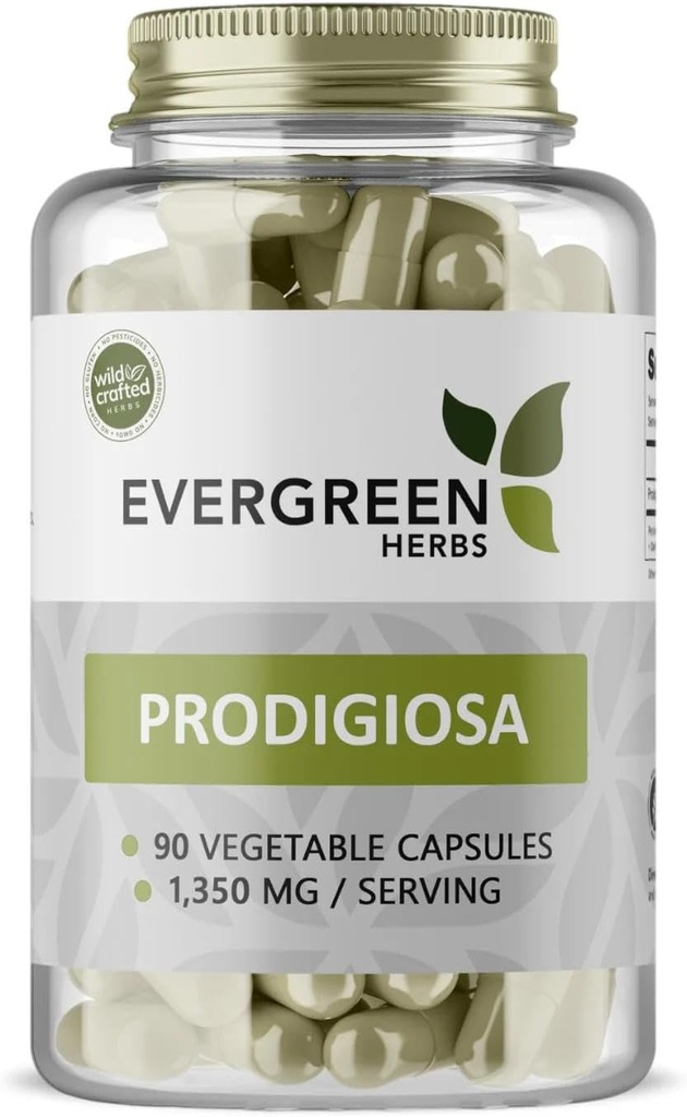 Evergreen Herbs Prodigiosa (Κάψουλες) - Tamper Proof Seal για να εξασφαλίσει τη φρεσκάδα.