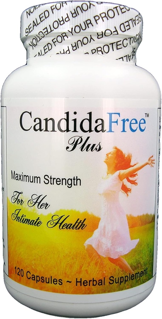 Candida-Free Natural Balance Support Formula for Yeast Overgrowth Cleanse and Detox for Women. 120 κάψουλες Vegan.