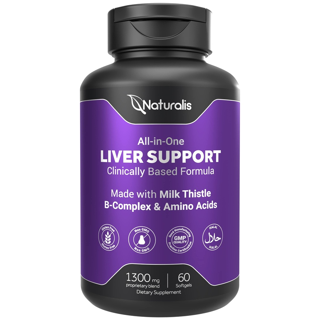 Naturalis Silymarin Milk Thistle 1300mg Ενισχυμένο με B Complex & Amino Acids 