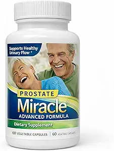 1 συσκευασία Prostate Miracle® Advanced Formula: με 600 mg 80% βήτα σιτοσερόλης, που προέρχεται από το Pine (Soy-Free, Non GMO)
