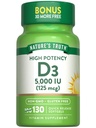 Η αλήθεια της φύσης Βιταμίνη D3 5000 IU Softgels 