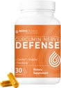 NERVE RENEW Nerve Defense Curcumin Nerve Defense with Meriva Curcumin Phytosome for Complete Nerve Nurishment and Comfort - Βελτιστοποιημένη κουρκουμίνη με εκχύλισμα μαύρου πιπεριού - 30 κάψουλες