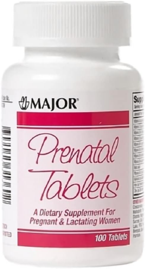 Major Prenatal TABS ASCORBIC ACID- 100 MG 30 δισκία UPC 309045313466