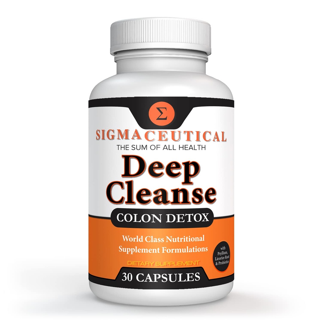 1 ημέρα καθαρισμού του παχέος εντέρου - Detox Cleanse - Bowel Cleanse & Laxative - Bowel Detox - Colon Cleanser & Detox - 30 κάψουλες
