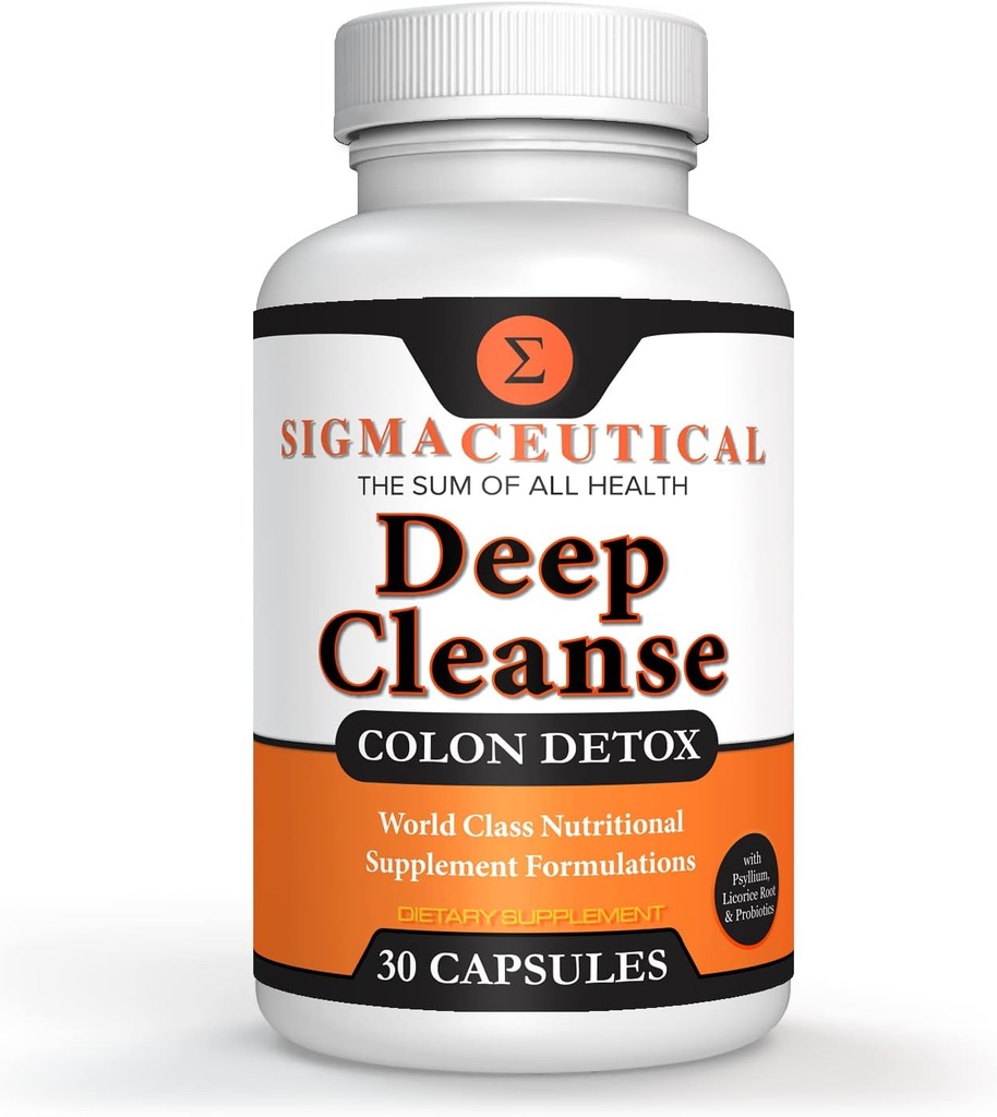 1 ημέρα καθαρισμού του παχέος εντέρου - Detox Cleanse - Bowel Cleanse & Laxative - Bowel Detox - Colon Cleanser & Detox - 30 κάψουλες
