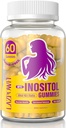 Ινοσιτόλη Gummies με Myo-Ινοσιτόλη & D-Χίρο Ινοσιτόλη, Βιταμίνη D3, Μαγνήσιο Γλυκινικό & Ψευδάργυρο - Ideal 40:1 Ratio - 30 Day Supply-96