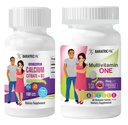 BariatricPal 30-Day Μπαριατρική Βιταμίνη Bundle Multivitamin One 1 ανά ημέρα! Μασώμενα με 45mg Iron - Mixed Berry και Easy Swallow Calcium Citrate (600mg) και D3 Επικαλυμμένα δισκία
