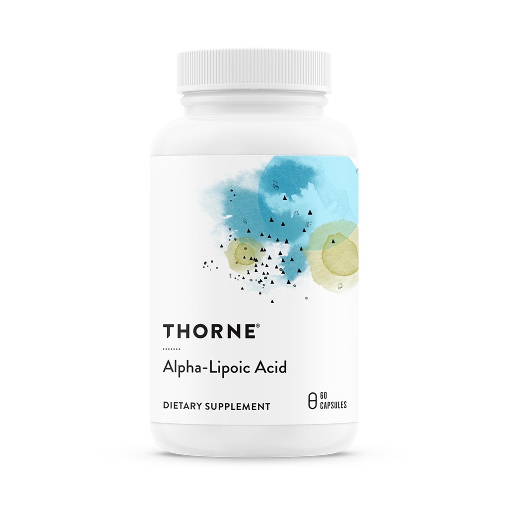 THORNE - Alpha-Lipoic Acid - 300 mg - Συμπλήρωμα για το ήπαρ Detox, Αντιοξειδωτική Υποστήριξη, Νευρική Υγεία & Νοητική Σαρπότητα * - 60 Υπηρεσίες
