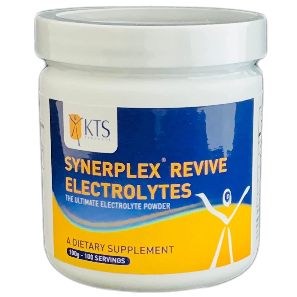 Synerplex® Revive Electrolyte Powder is the Best and Most Complete Electrolyte Formula Available. Helps Hydrate, detoxify, and Reduce cramping