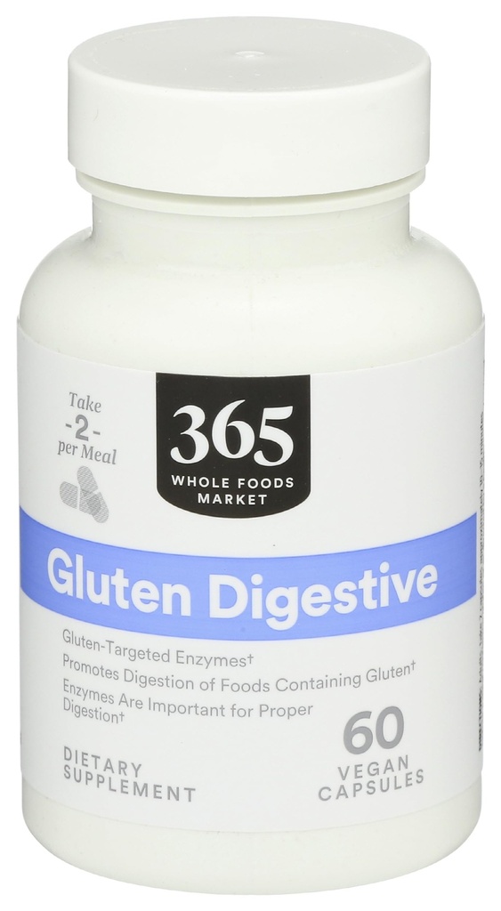 365 από το Whole Foods Market, Ένζυμα Gluten Digestive, 60 Count