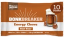 Bonek Breaker Energy Chews, χωρίς γαλακτοκομικά, χωρίς γλουτένη συστατικά για την παροχή γρήγορης ενέργειας και εστίασης, 1 κουτί με 10 πακέτα, μπύρα ρίζας