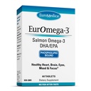 EuroMedica EurOmega-3 - Συμπλήρωμα διατροφής με EPA & DHA - Ωμέγα-3 δισκία για την υποστήριξη του εγκεφάλου και της καρδιάς - Συμπλήρωμα διατροφής με Απαραίτητα Λιπαρά Οξέα & Πεπτίδια - 60 δισκία