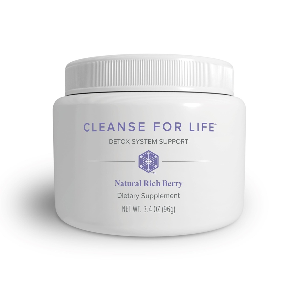 Isagenix Cleanse for Life - Powder Supplement for Cleanse Drink with No Laxatives or Diuretics - Υποστήριξη Μεταβολισμός με Βιταμίνη Β12 & Νιασίνη - Φυσικό πλούσιο μούρο -3,4 Oz (16 υπηρεσίες)