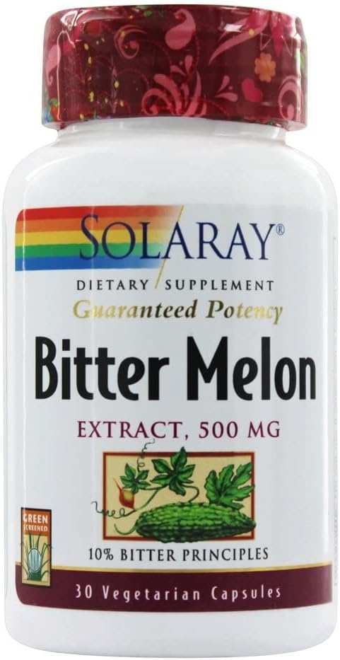 Solaray - Εγγυημένη ισχύς Bitter Melon Extract 500 mg. - 30 Κάψουλες