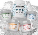 Bundle - Turkesterone & Tongkat Ali + Fadogia Agrestis + Createine + Sulforafane + TudCA - Ενίσχυση της Σταμίνας, ανάπτυξη μυών, υγεία του ήπατος, γνωστική λειτουργία & Detox - Made in USA