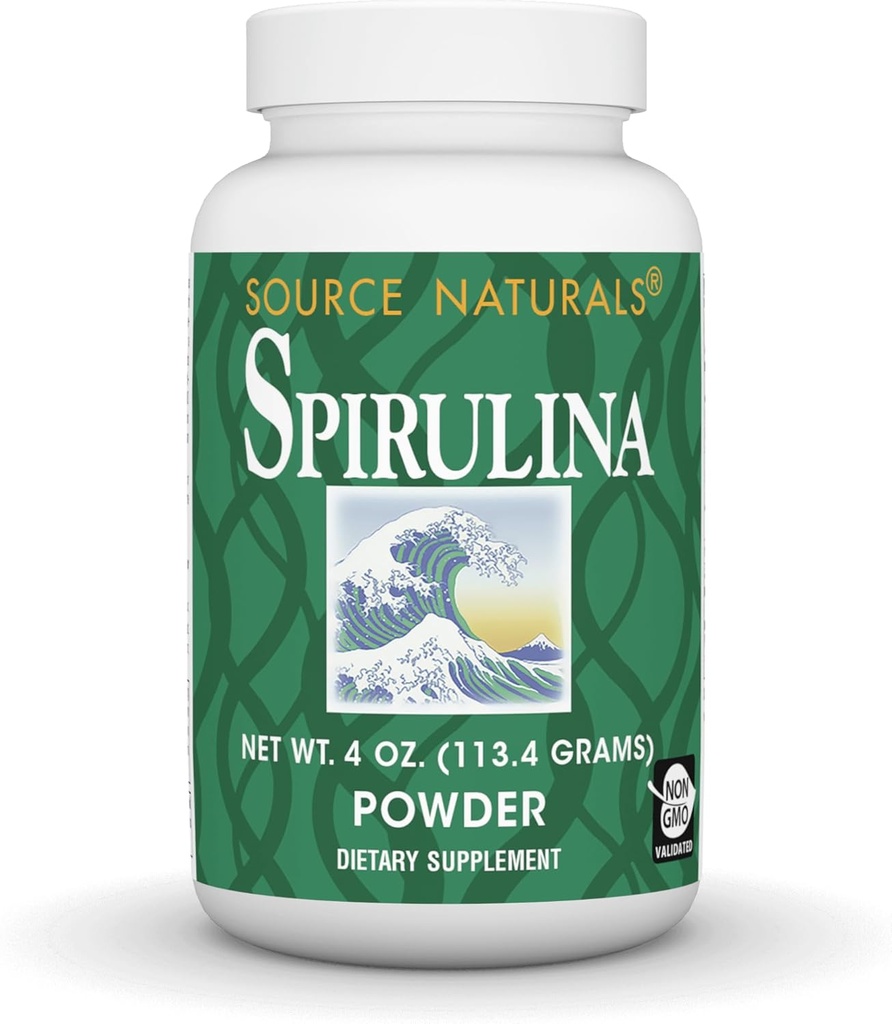 Source Naturals Spirulina - για υποστήριξη ανοσοποιητικού συστήματος - 4 oz σκόνη