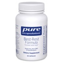 Καθαρές ενθυλακώσεις Best-Rest Formula - Υποστηρίζει ξεκούραστο ύπνο - για χαλάρωση - Ξεκούραστο συμπλήρωμα ύπνου - μη ΓΤΟ & Vegan - 60 κάψουλες
