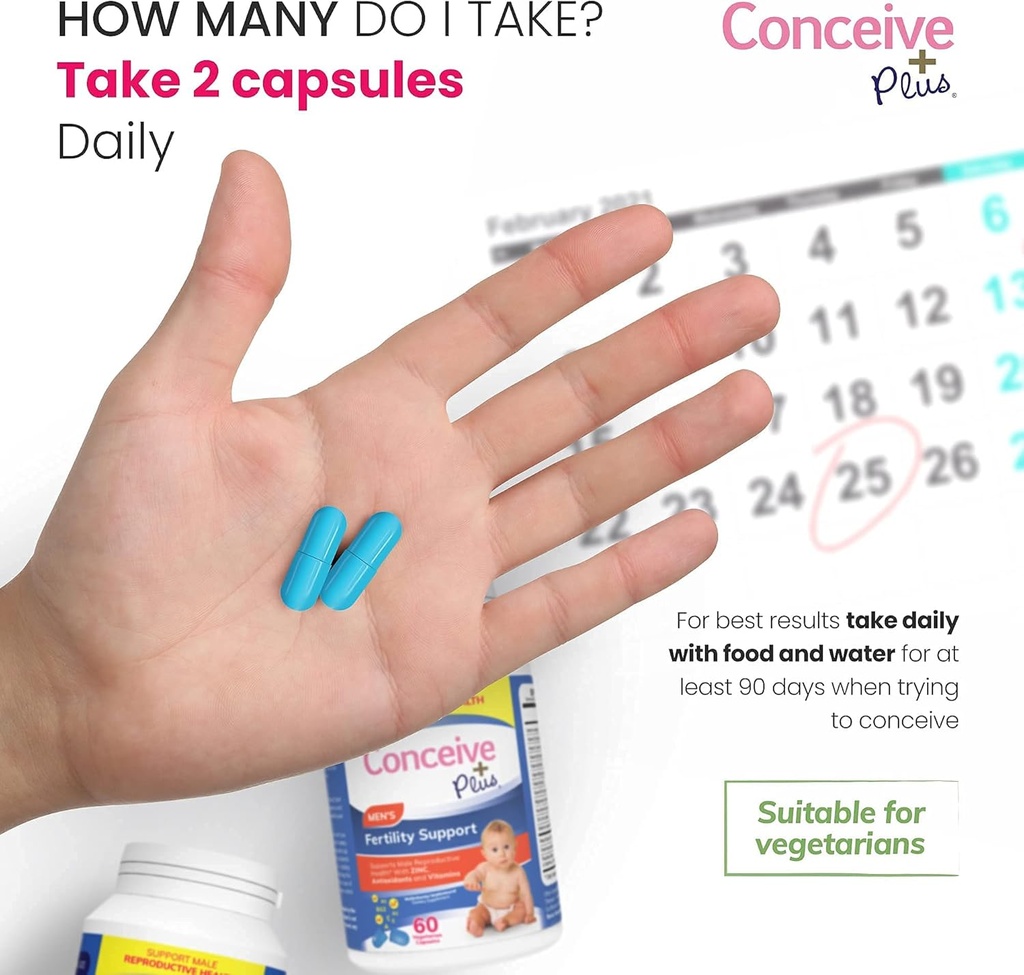ΣΥΜΠΛΗΡΩΜΑ PLUS Ανδρικό δέμα κινητικότητας Mens γονιμότητα 60 + Συμπλήρωμα κινητικότητας 60 κάψουλες