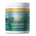 Πρωτογενούς συγκομιδής Keto Collagen σκόνη w/MCT Oil Τύπος I & III Collagen Peptides για γυναίκες και άνδρες 30 Υπηρεσίες