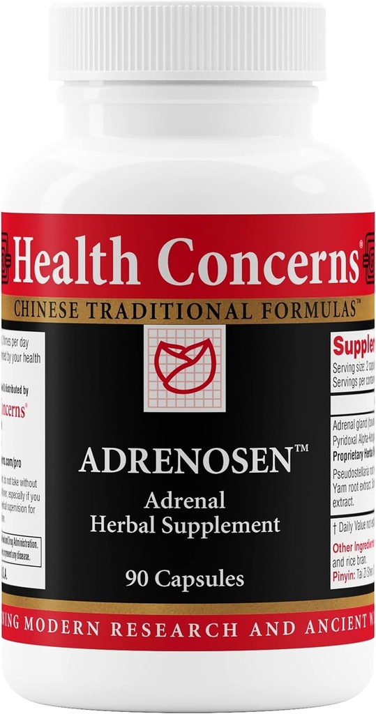 Ανησυχίες για την υγεία Adrenosen – Adrenal Fatigue & Burnout Υποστήριξη συμπλήρωμα – Ενέργεια, Εστίαση & Ανάκαμψη Στρες – Βοοειδή Adrenal, PAK, Eleuthero, Schisandra & Κινέζικα βότανα – 90 κάψουλες