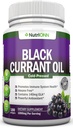 Λάδι μαύρο σταφύλι - 1000 Mg - 180 Softgels - Cold-Pressed Pure Black Currant Seed Oil - Hexane Free - 140mg GLA Per Serving - Regulates Ορμονική Ισορροπία - Μεγάλη για το ανοσοποιητικό σύστημα, τα μαλλιά και το δέρμα